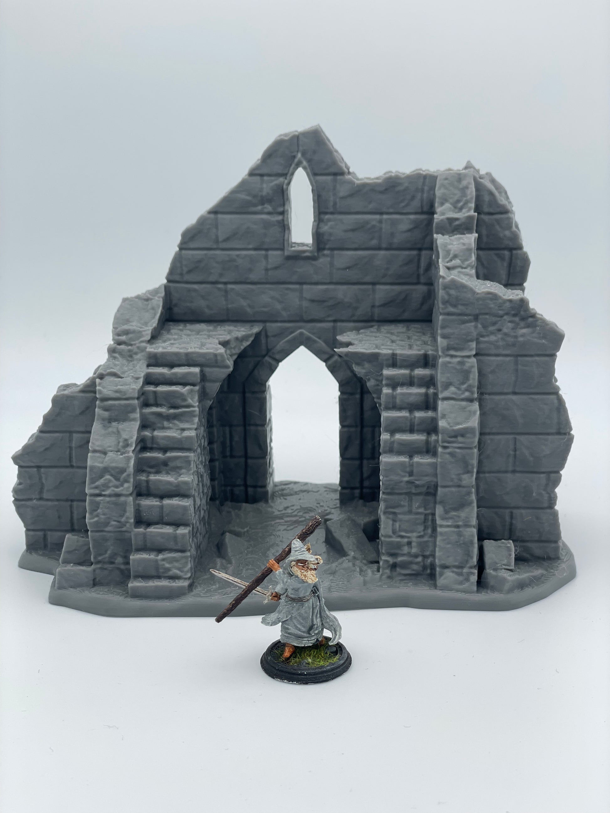 Foto del producto Tabletop 28mm The Printing Goes Ever On (TPGEO) 0: Ruina E - Escombros de una ciudad medieval - Casa destruida