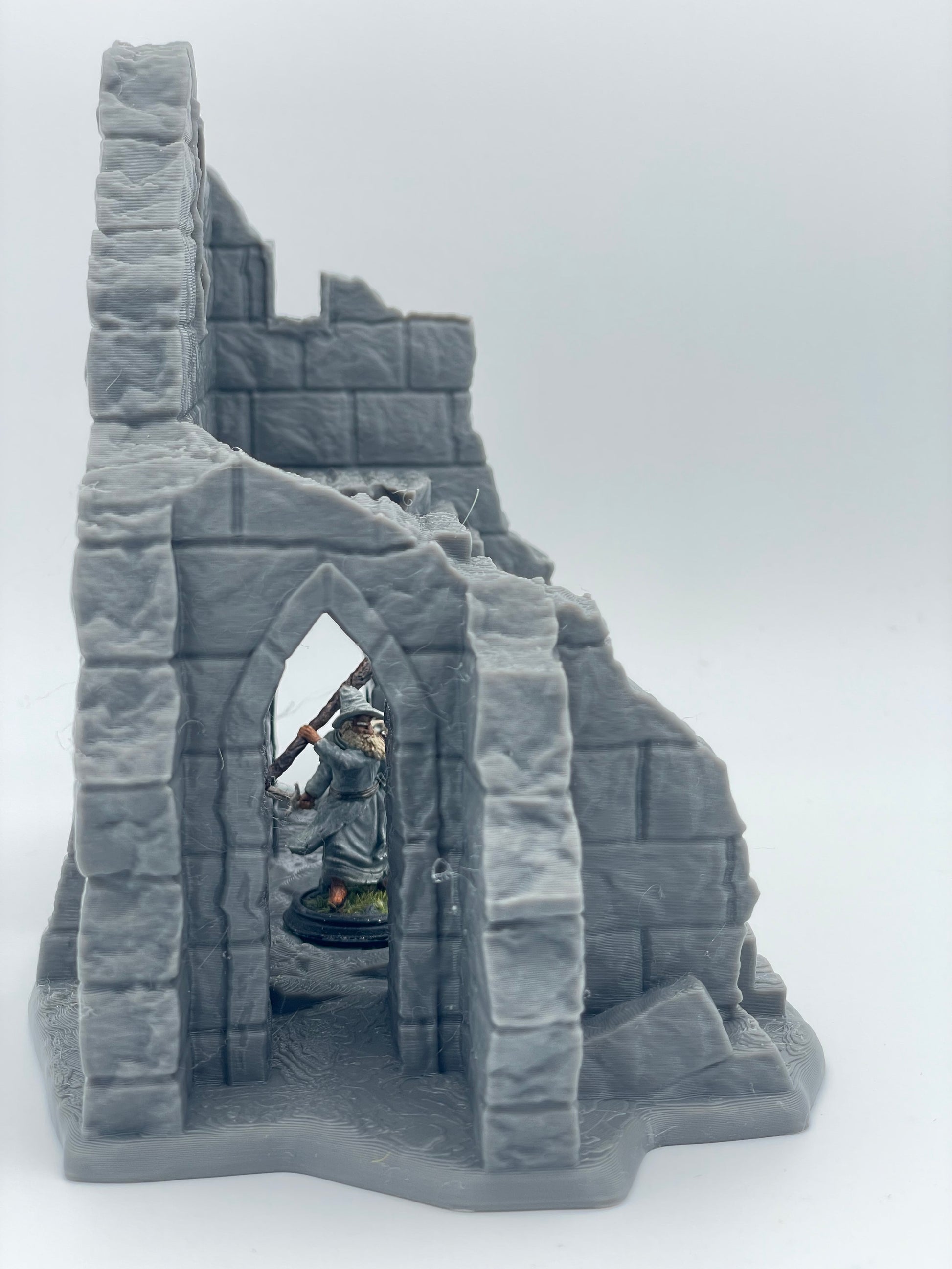 Foto del producto Tabletop 28mm The Printing Goes Ever On (TPGEO) 0: Ruina E - Escombros de una ciudad medieval - Casa destruida