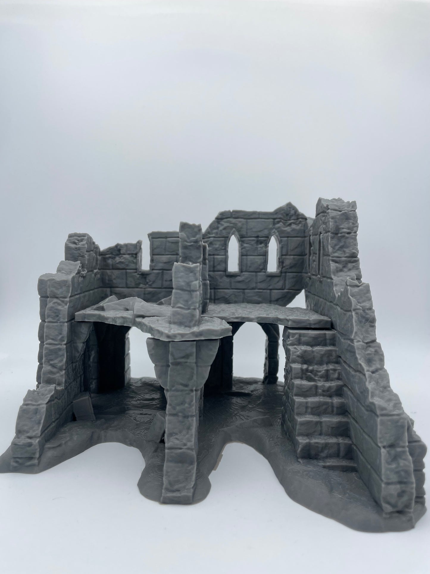 Foto del producto Tabletop 28mm The Printing Goes Ever On (TPGEO) 0: Ruina E - Escombros de una ciudad medieval - Casa destruida