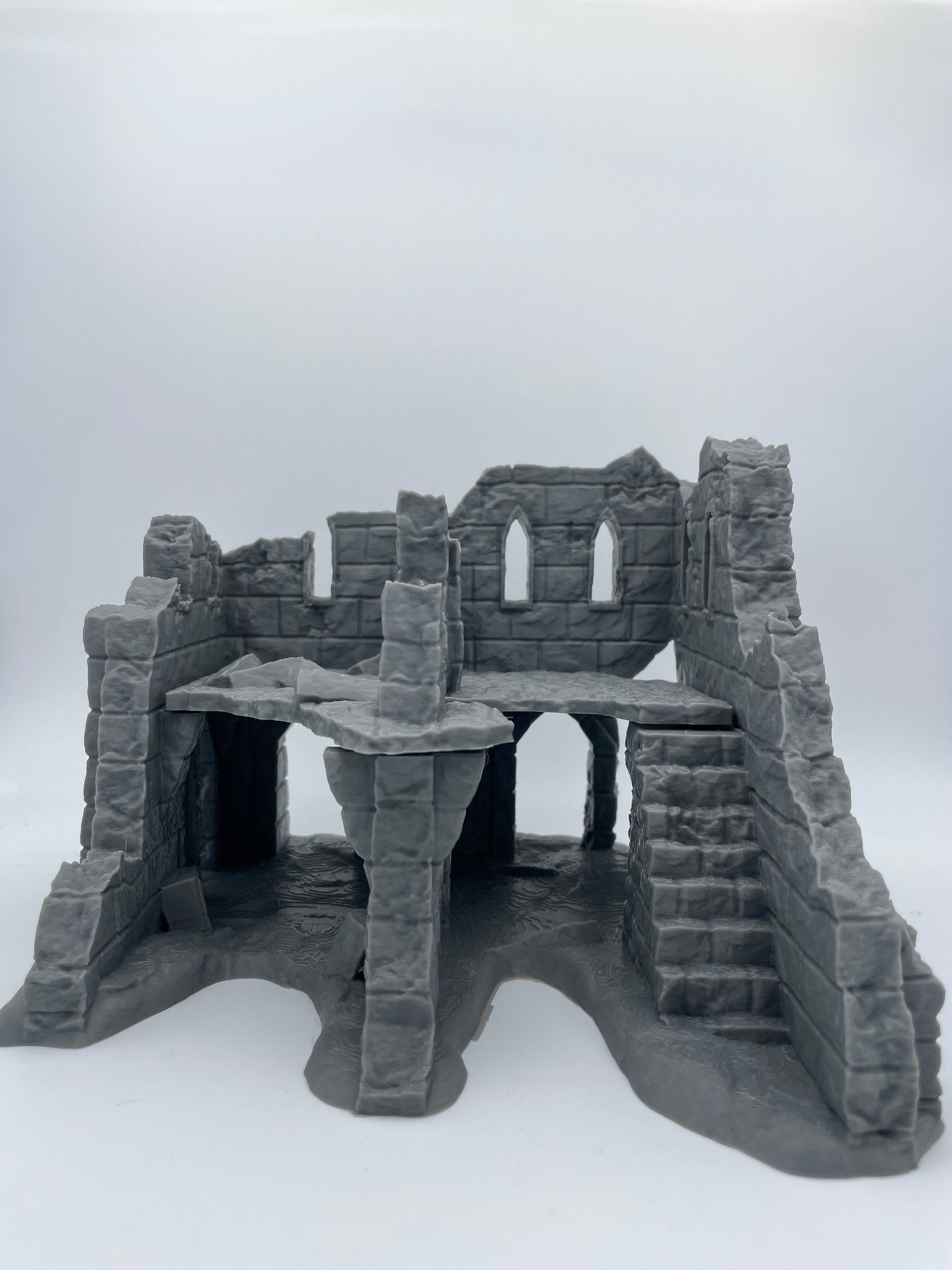 Foto del producto Tabletop 28mm The Printing Goes Ever On (TPGEO) 0: Ruina E - Escombros de una ciudad medieval - Casa destruida