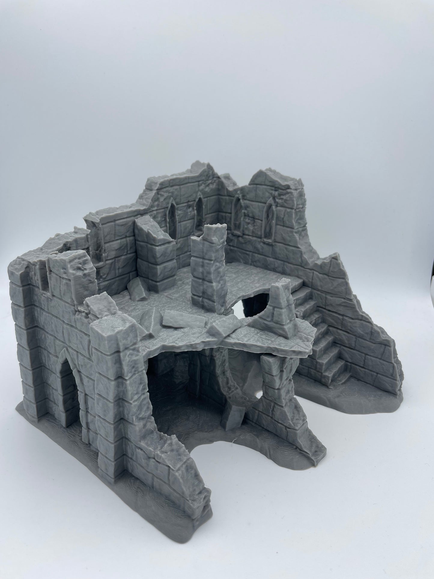 Foto del producto Tabletop 28mm The Printing Goes Ever On (TPGEO) 0: Ruina E - Escombros de una ciudad medieval - Casa destruida