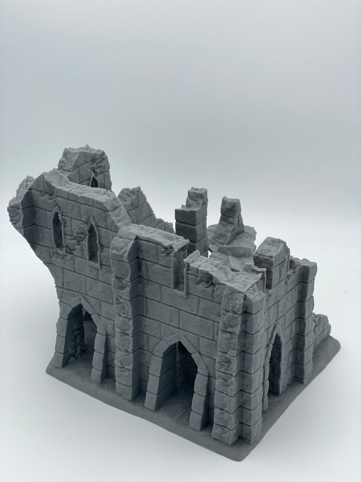 Foto del producto Tabletop 28mm The Printing Goes Ever On (TPGEO) 0: Ruina E - Escombros de una ciudad medieval - Casa destruida