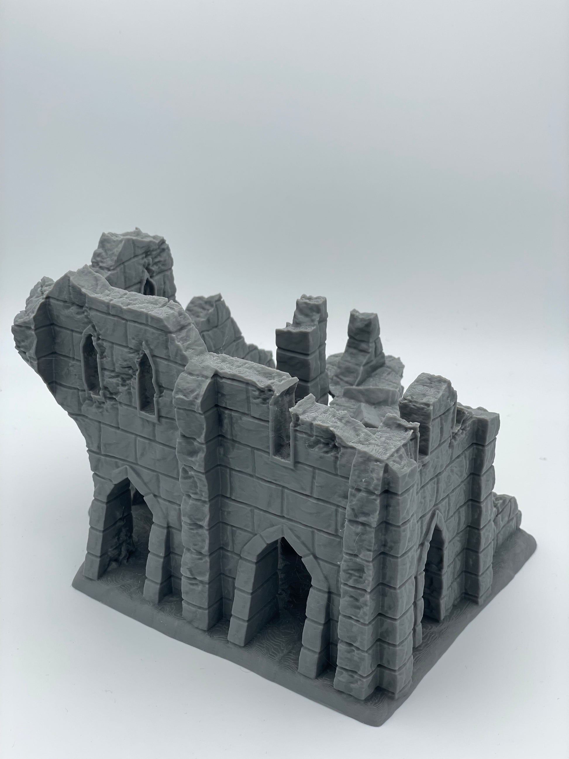 Foto del producto Tabletop 28mm The Printing Goes Ever On (TPGEO) 0: Ruina E - Escombros de una ciudad medieval - Casa destruida