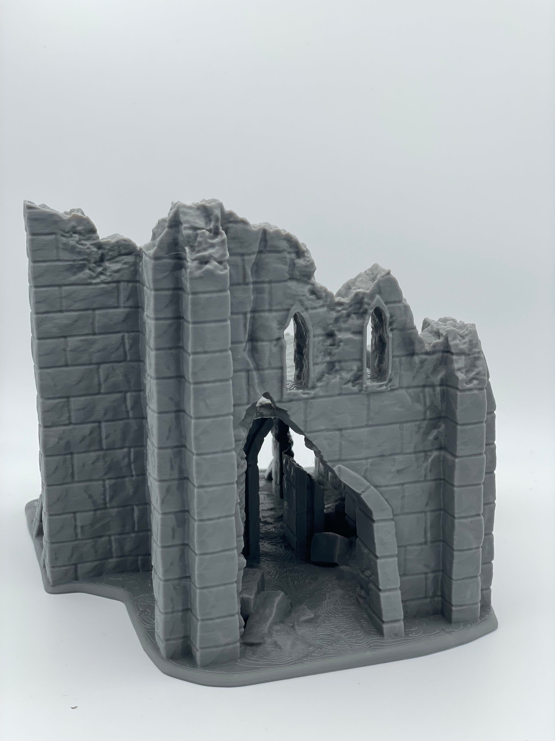 Foto del producto Tabletop 28mm The Printing Goes Ever On (TPGEO) 0: Ruina E - Escombros de una ciudad medieval - Casa destruida