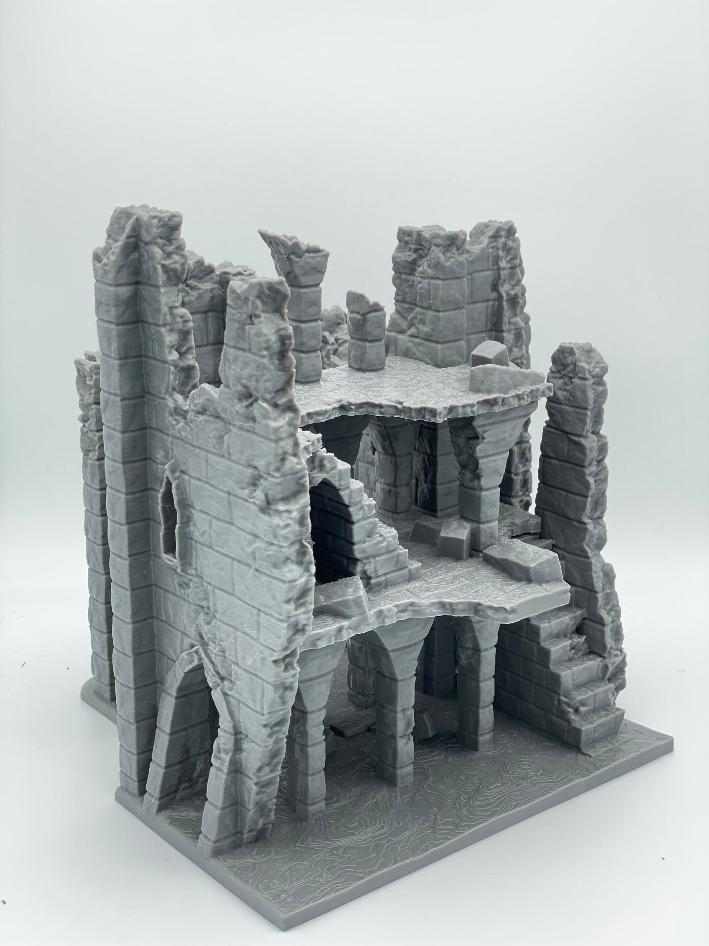 Foto del producto Tabletop 28mm The Printing Goes Ever On (TPGEO) 0: Ruina E - Escombros de una ciudad medieval - Casa destruida