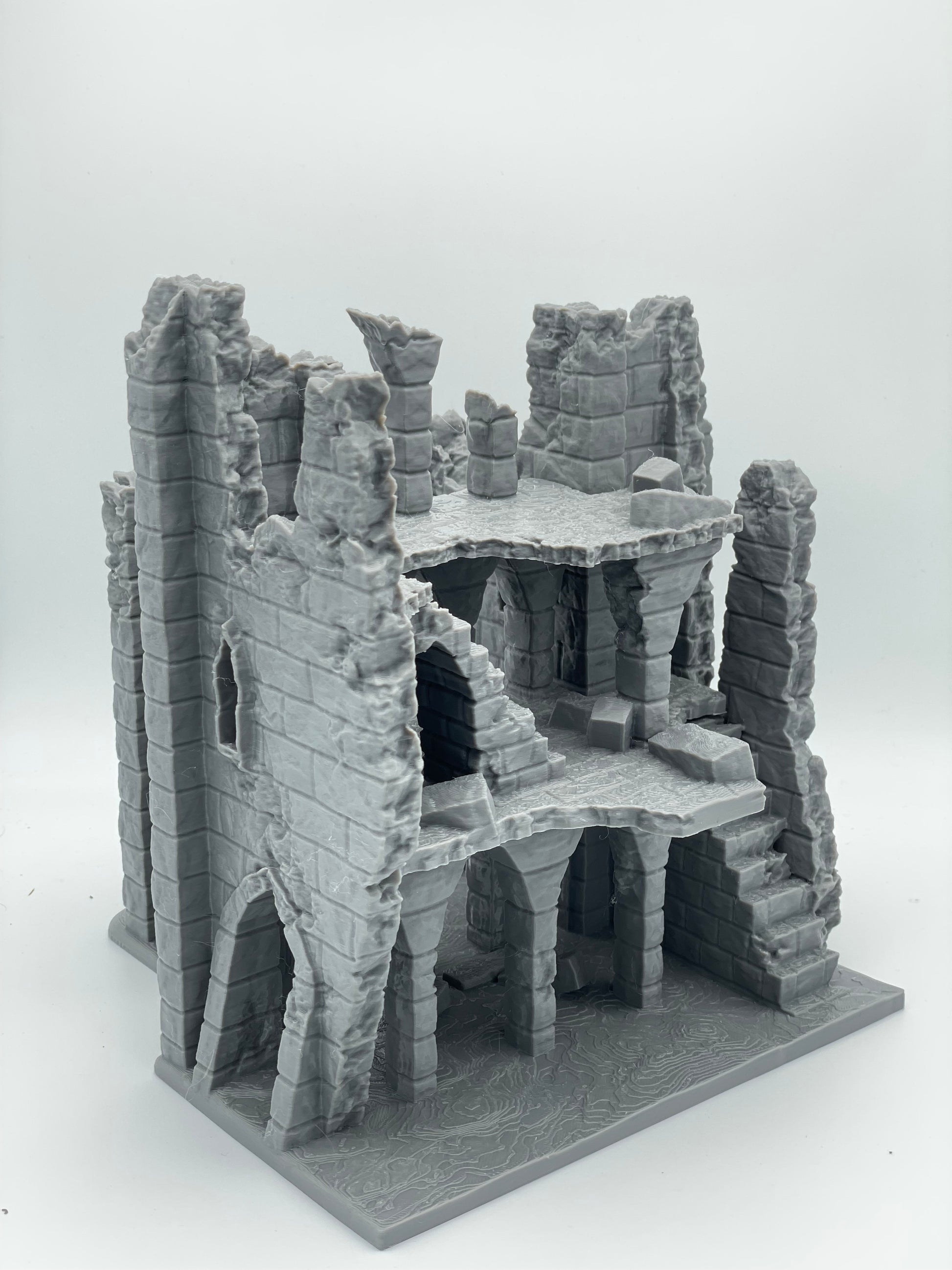 Foto del producto Tabletop 28mm The Printing Goes Ever On (TPGEO) 0: Ruina E - Escombros de una ciudad medieval - Casa destruida