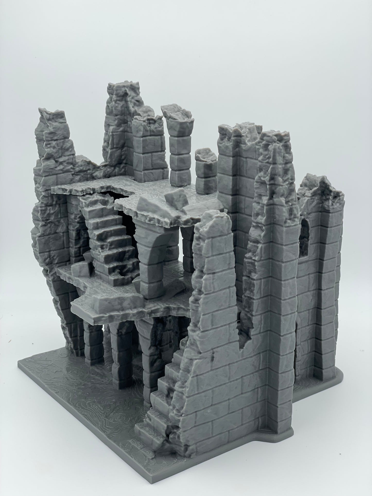 Foto del producto Tabletop 28mm The Printing Goes Ever On (TPGEO) 0: Ruina E - Escombros de una ciudad medieval - Casa destruida