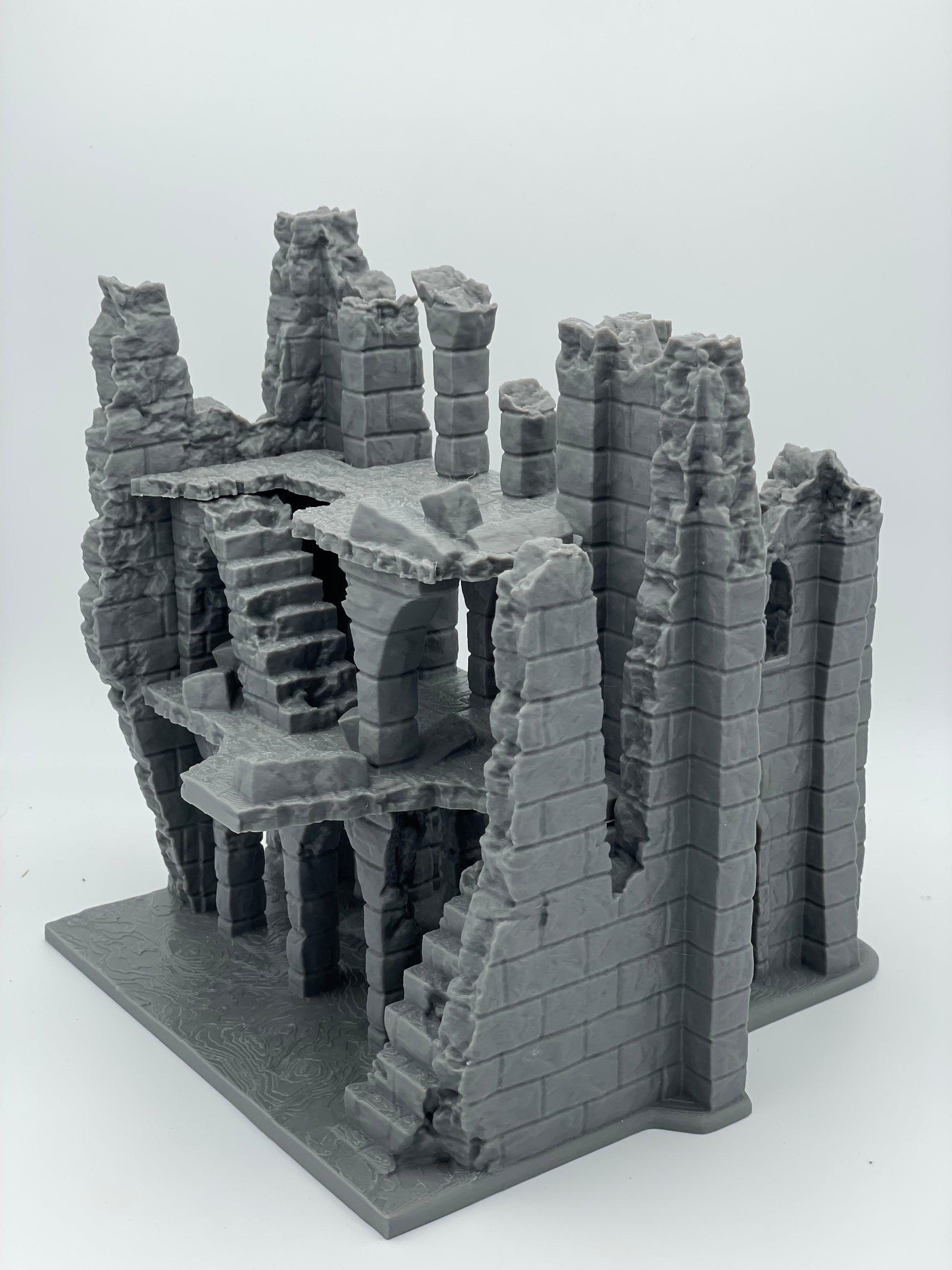 Foto del producto Tabletop 28mm The Printing Goes Ever On (TPGEO) 0: Ruina E - Escombros de una ciudad medieval - Casa destruida