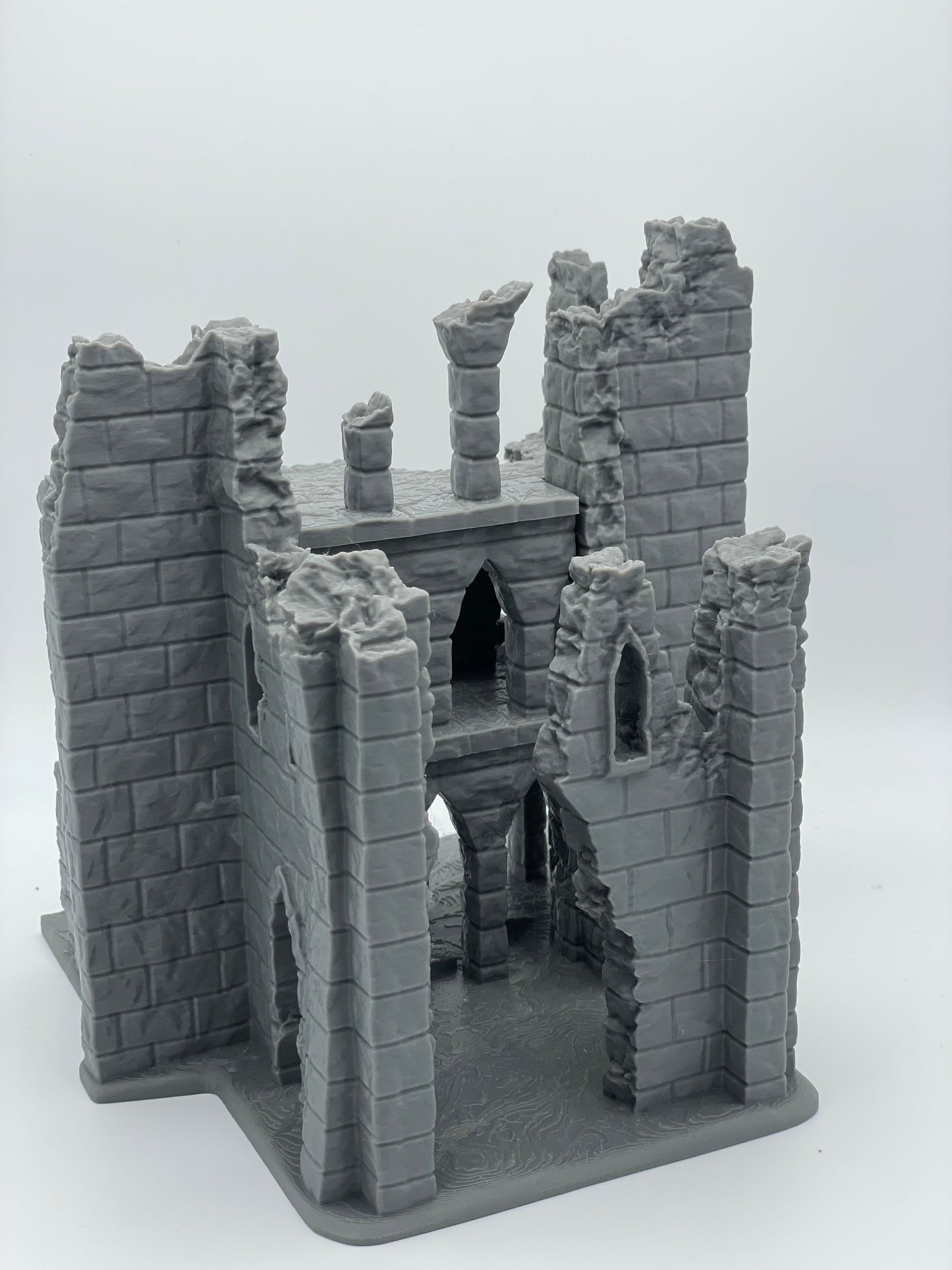 Foto del producto Tabletop 28mm The Printing Goes Ever On (TPGEO) 0: Ruina E - Escombros de una ciudad medieval - Casa destruida