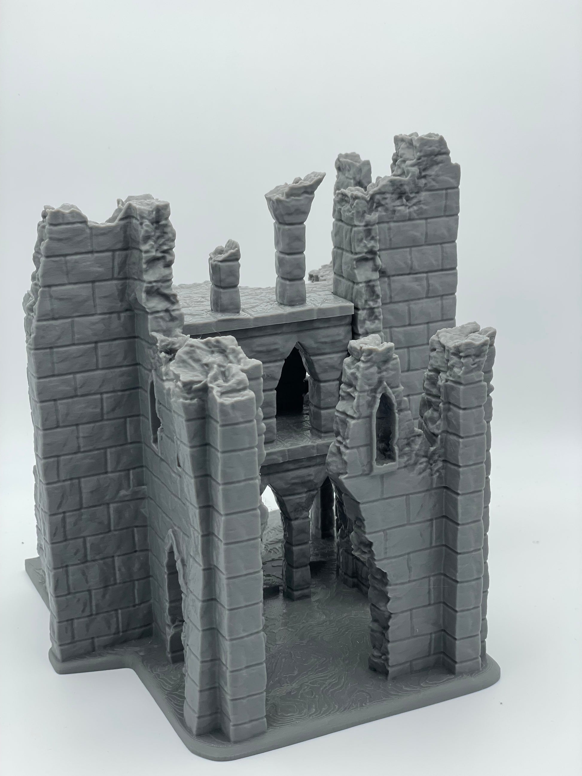 Foto del producto Tabletop 28mm The Printing Goes Ever On (TPGEO) 0: Ruina E - Escombros de una ciudad medieval - Casa destruida