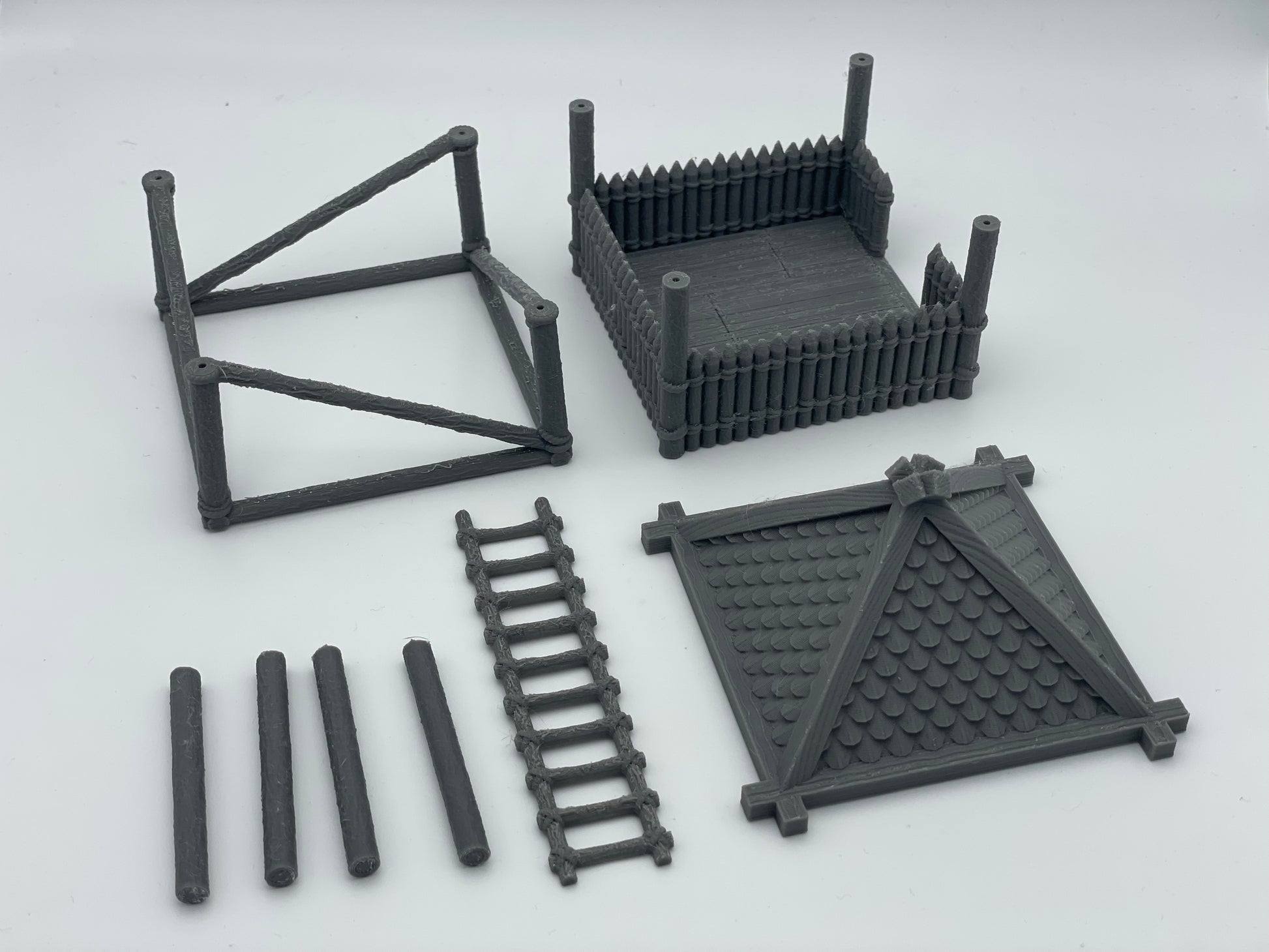 Foto del producto Tabletop 28mm The Printing Goes Ever On (TPGEO) 0: Torre de madera - Mirador de los jinetes