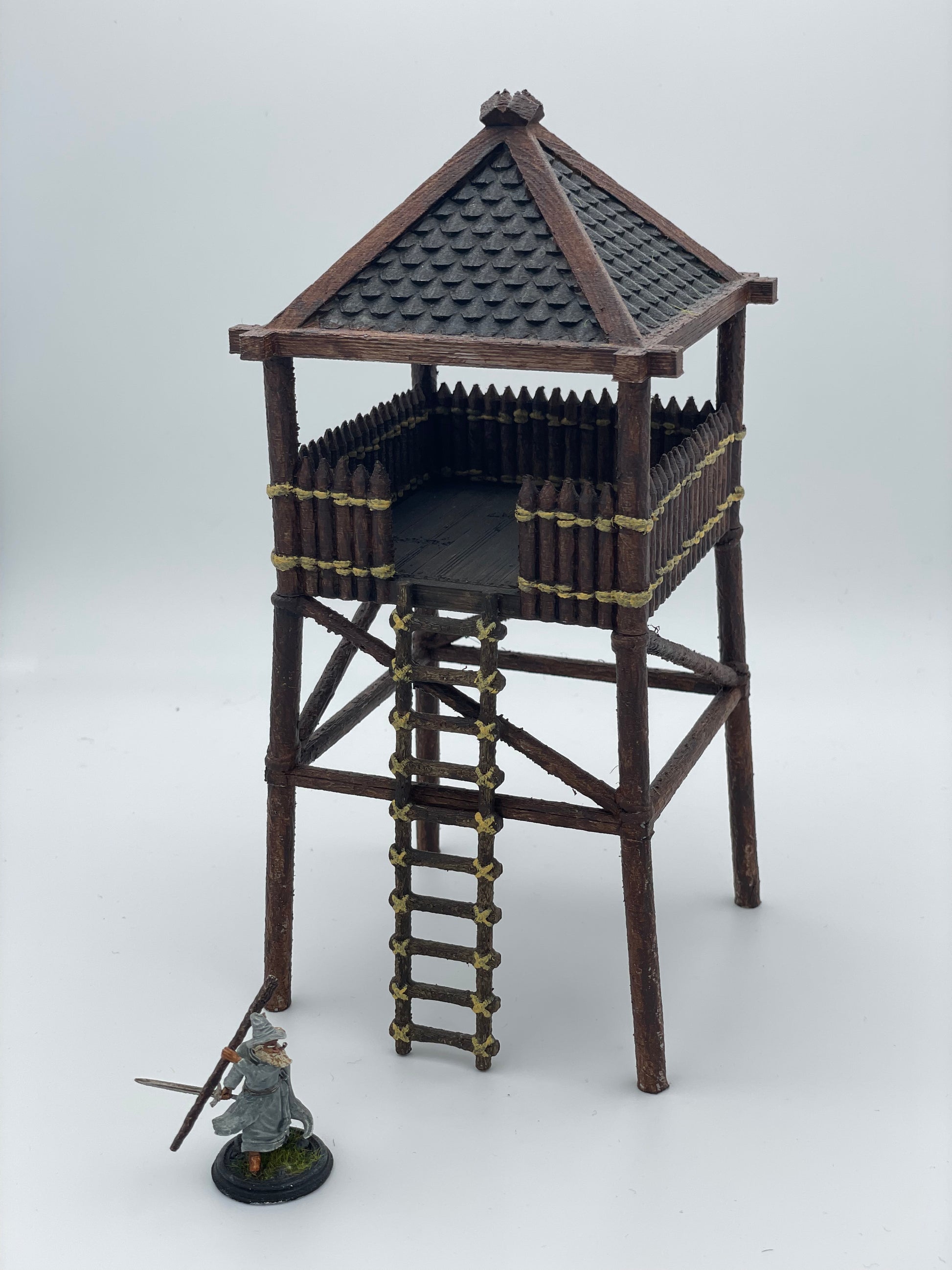 Foto del producto Tabletop 28mm The Printing Goes Ever On (TPGEO) 0: Torre de madera - Mirador de los jinetes