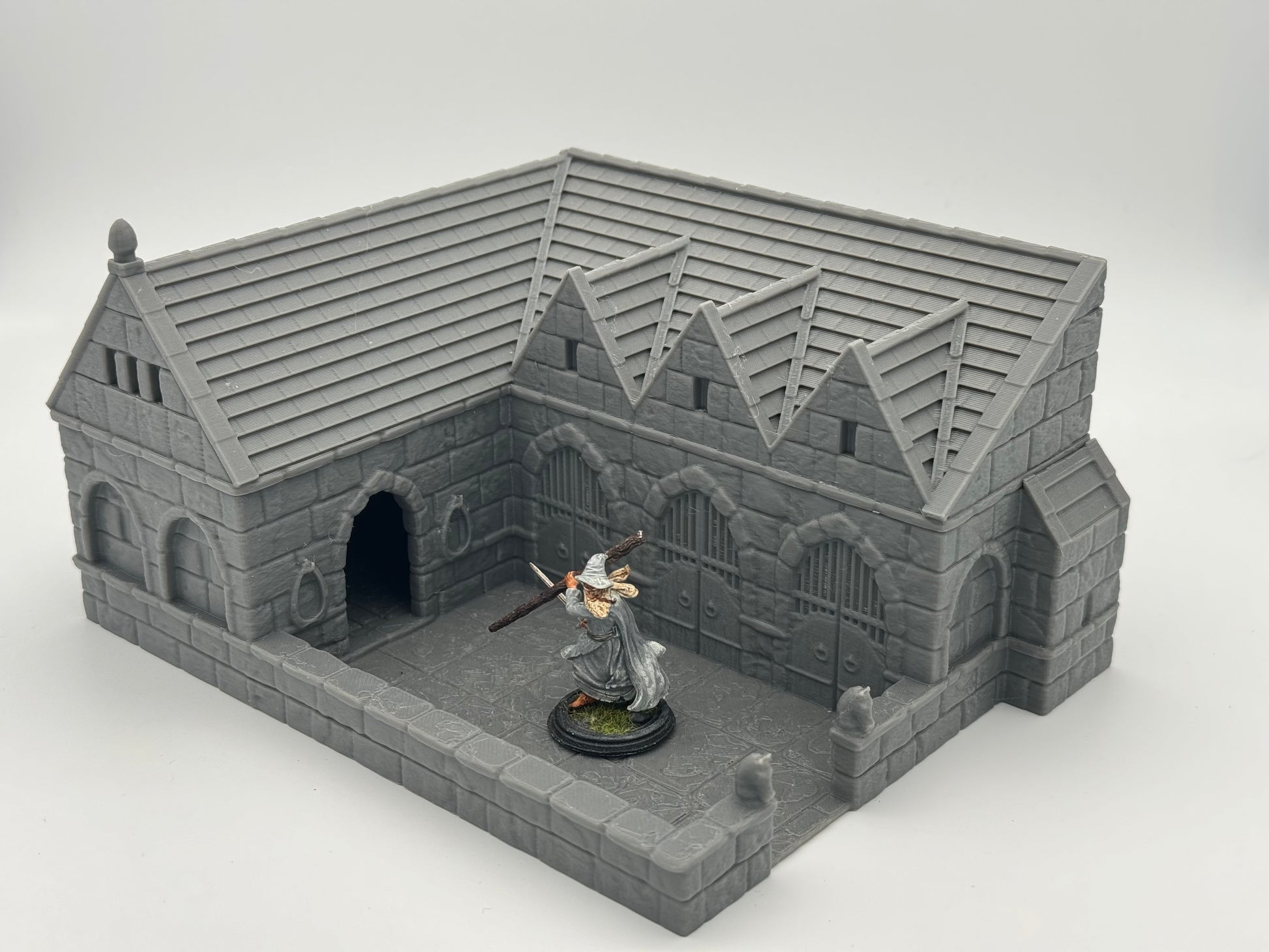 Produktfoto Tabletop 28mm The Printing Goes Ever On (TPGEO)  0: Stallungen Ivory City - Gebäude Königreich Gonthan - Stables Tabletop Terrain
