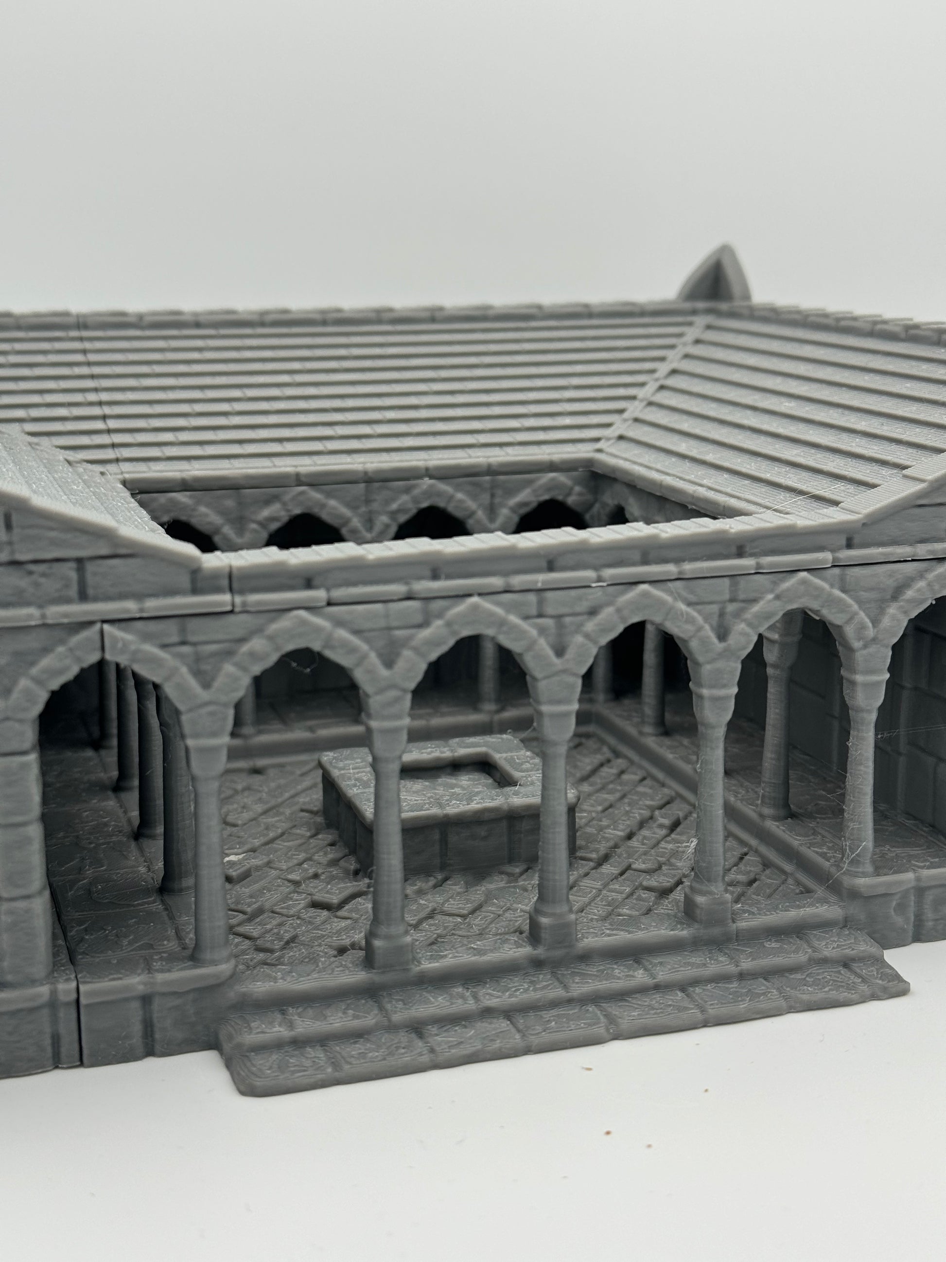 Foto del producto Tabletop 28mm The Printing Goes Ever On (TPGEO) 0: Estación médica Ciudad Marfil - Edificio Reino de Gonthan - Terreno de hospital para Tabletop