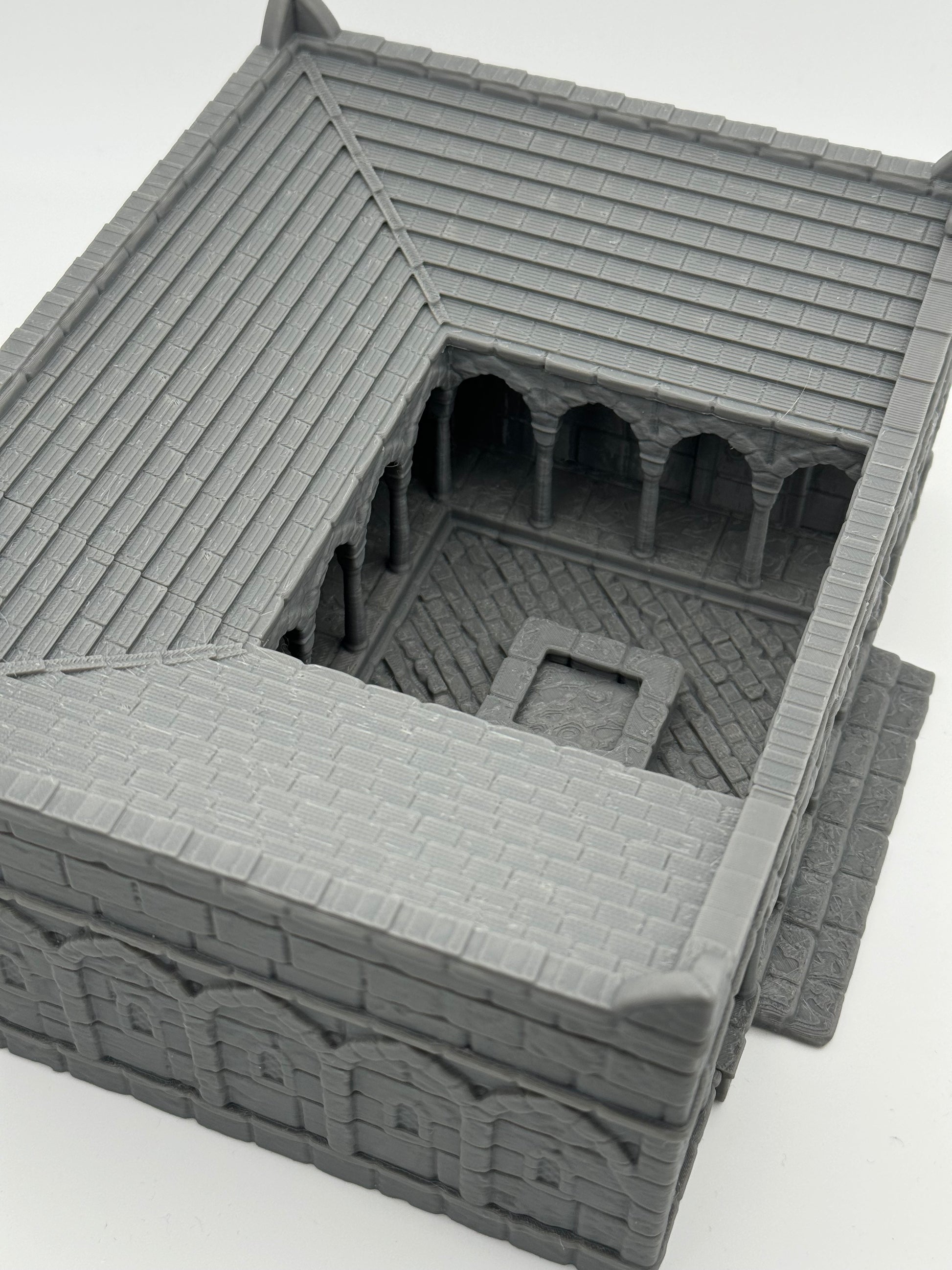 Foto del producto Tabletop 28mm The Printing Goes Ever On (TPGEO) 0: Estación médica Ciudad Marfil - Edificio Reino de Gonthan - Terreno de hospital para Tabletop