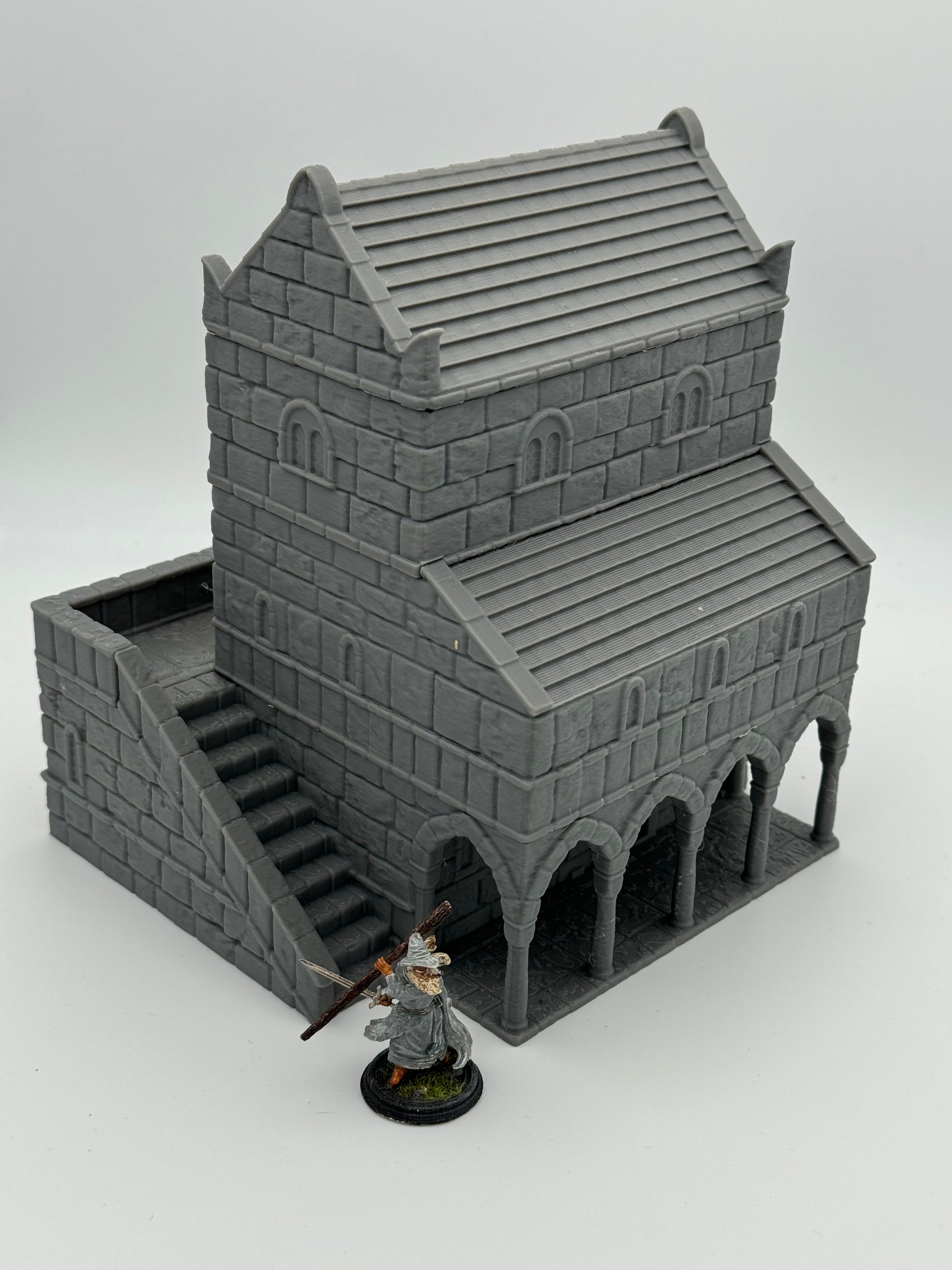 Produktfoto Tabletop 28mm The Printing Goes Ever On (TPGEO)  0: Haus B Ivory City - Gebäude Königreich Gonthan -  Tabletop Terrain