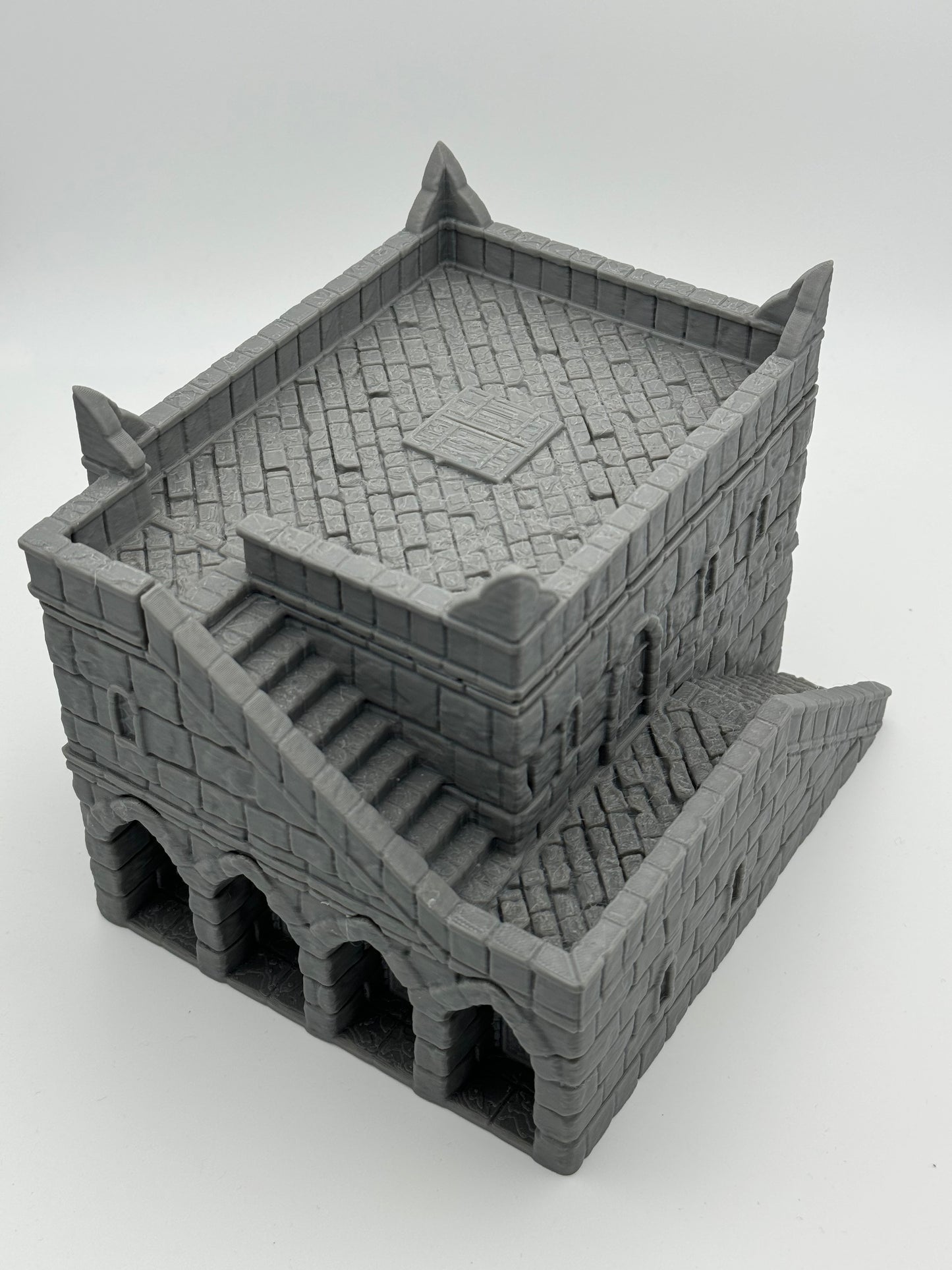 Foto del producto Tabletop 28mm The Printing Goes Ever On (TPGEO) 0: Plaza comercial Ciudad Marfil - Edificio Reino de Gonthan - Salón de comercio Terreno para Tabletop