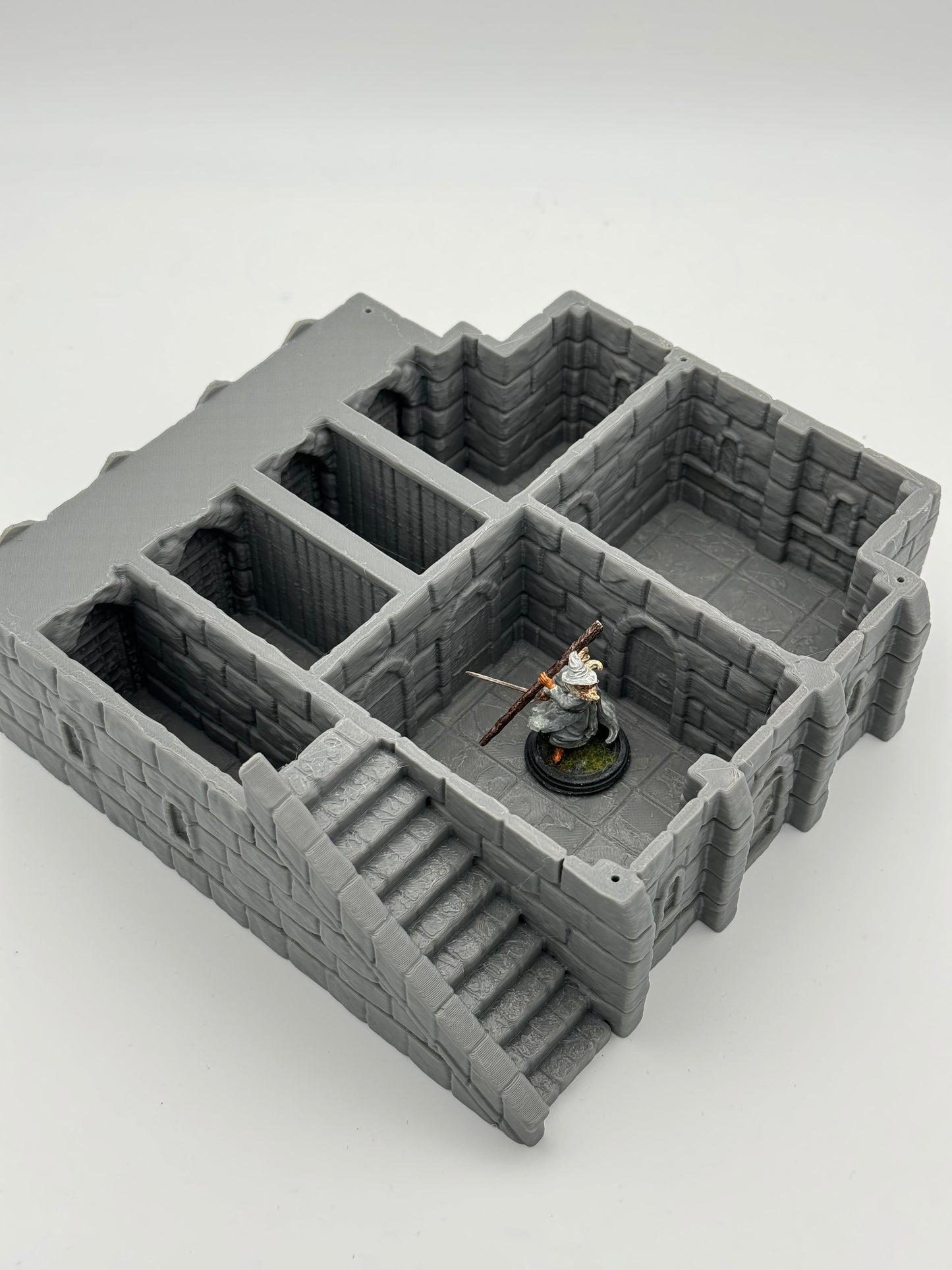 Foto del producto Tabletop 28mm The Printing Goes Ever On (TPGEO) 0: Plaza comercial Ciudad Marfil - Edificio Reino de Gonthan - Salón de comercio Terreno para Tabletop