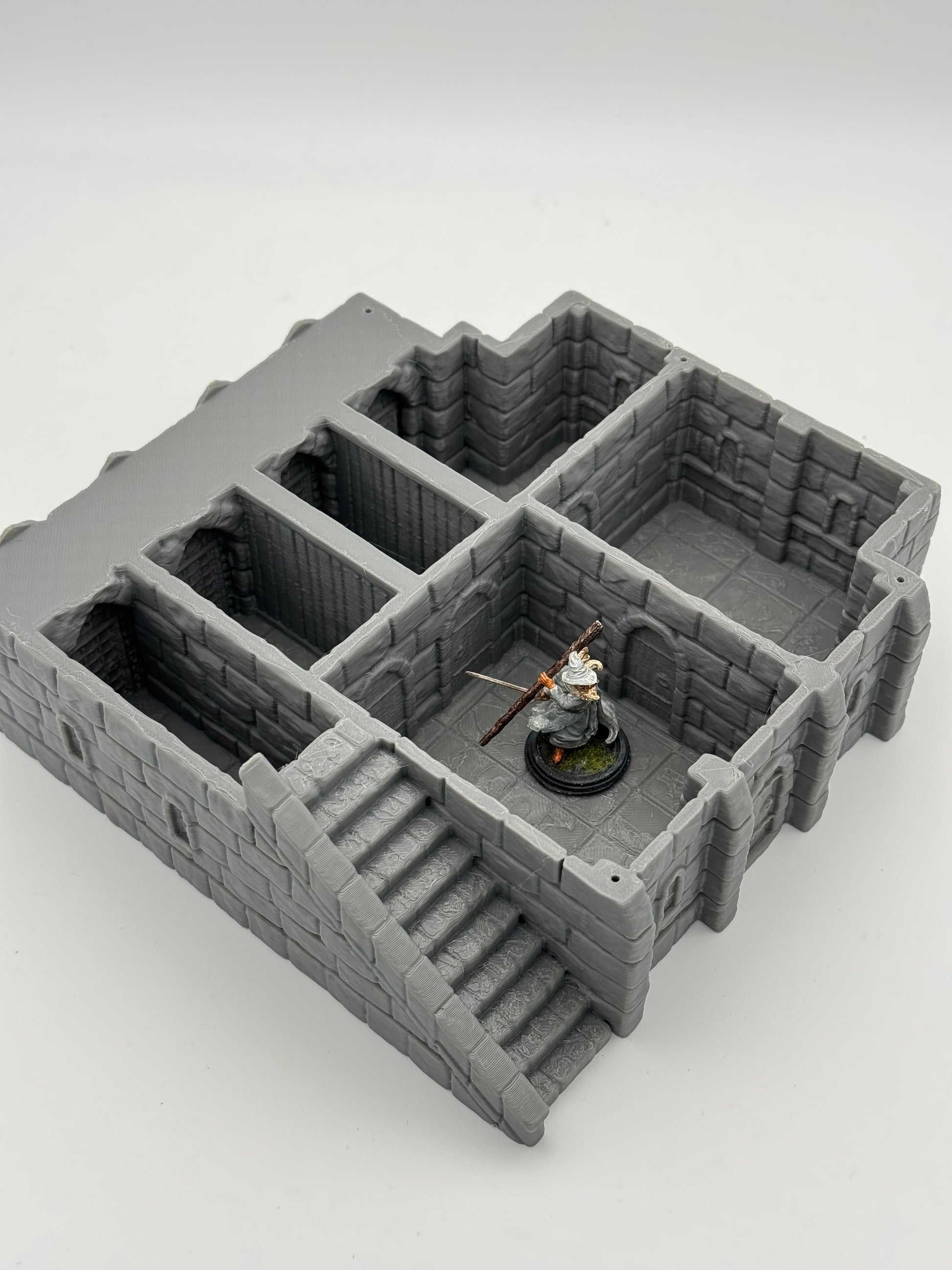 Foto del producto Tabletop 28mm The Printing Goes Ever On (TPGEO) 0: Plaza comercial Ciudad Marfil - Edificio Reino de Gonthan - Salón de comercio Terreno para Tabletop