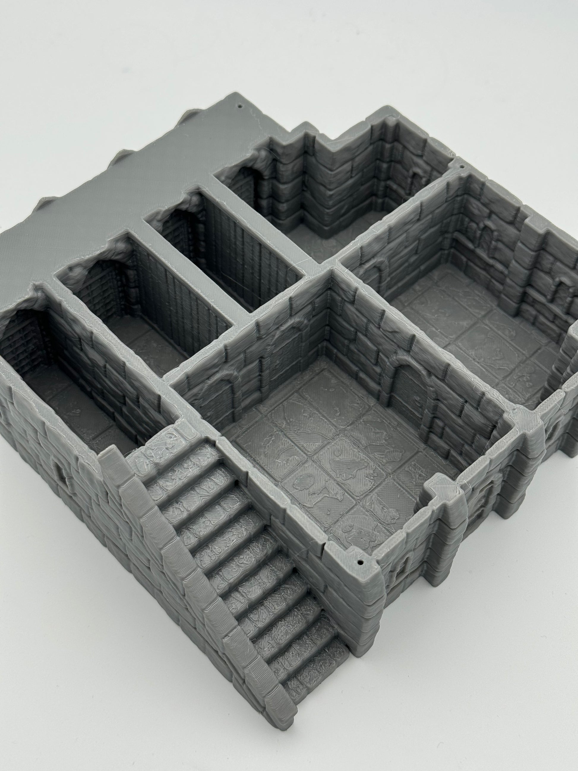 Foto del producto Tabletop 28mm The Printing Goes Ever On (TPGEO) 0: Plaza comercial Ciudad Marfil - Edificio Reino de Gonthan - Salón de comercio Terreno para Tabletop