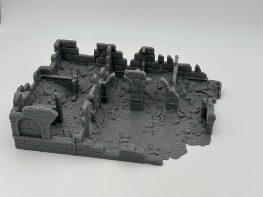 Produktfoto Tabletop 28mm The Printing Goes Ever On (TPGEO)  0: Stallungen Ruinen Ivory City - Gebäude Königreich Gonthan - Stables Ruins Tabletop Terrain