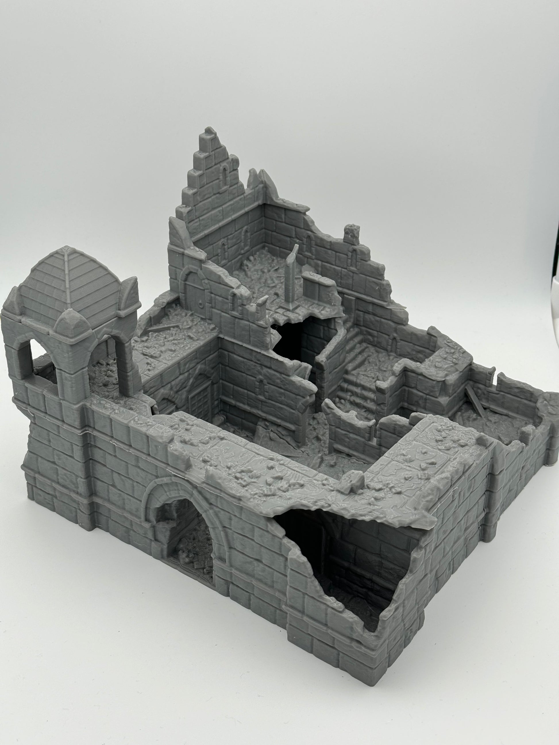 Foto del producto Tabletop 28mm The Printing Goes Ever On (TPGEO) 0: Ruinas de cuartel Ciudad Marfil - Edificio Reino de Gonthan - Terreno de ruinas de cuartel Tabletop