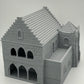 Foto del producto Tabletop 28mm The Printing Goes Ever On (TPGEO) 0: Casa residencial medieval B - Edificio de piedra del reino humano Gonthan - Terreno transitable