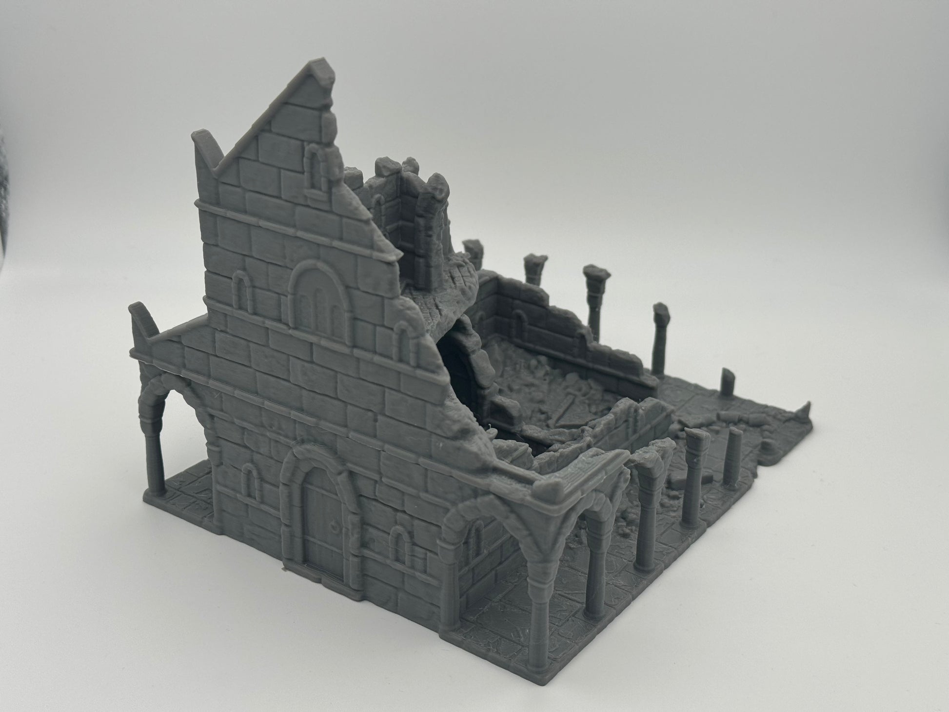 Foto del producto Tabletop 28mm The Printing Goes Ever On (TPGEO) 0: Casa A Ruinas Ciudad Marfil - Edificio Reino de Gonthan - Terreno de Tabletop
