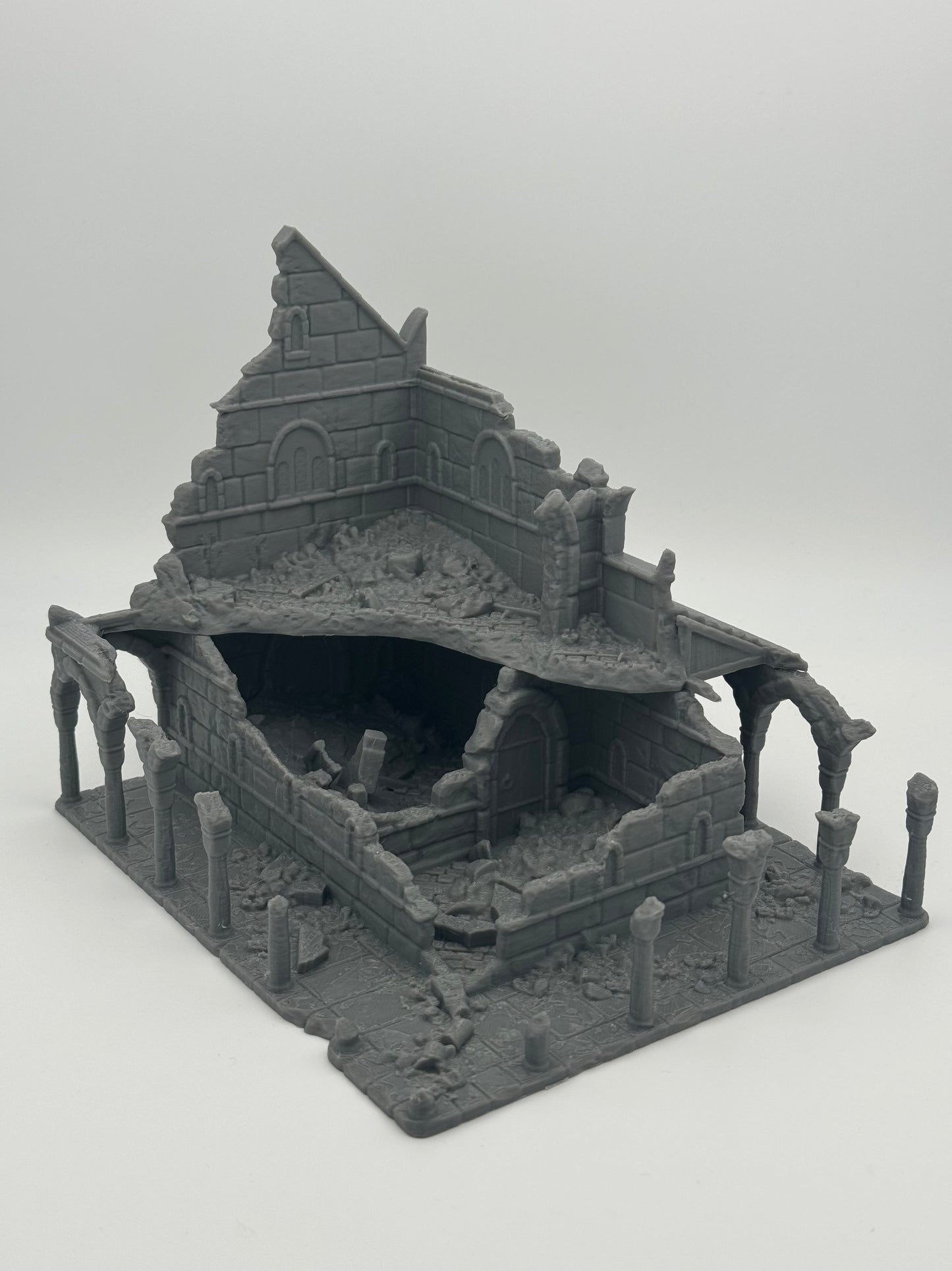 Foto del producto Tabletop 28mm The Printing Goes Ever On (TPGEO) 0: Casa A Ruinas Ciudad Marfil - Edificio Reino de Gonthan - Terreno de Tabletop