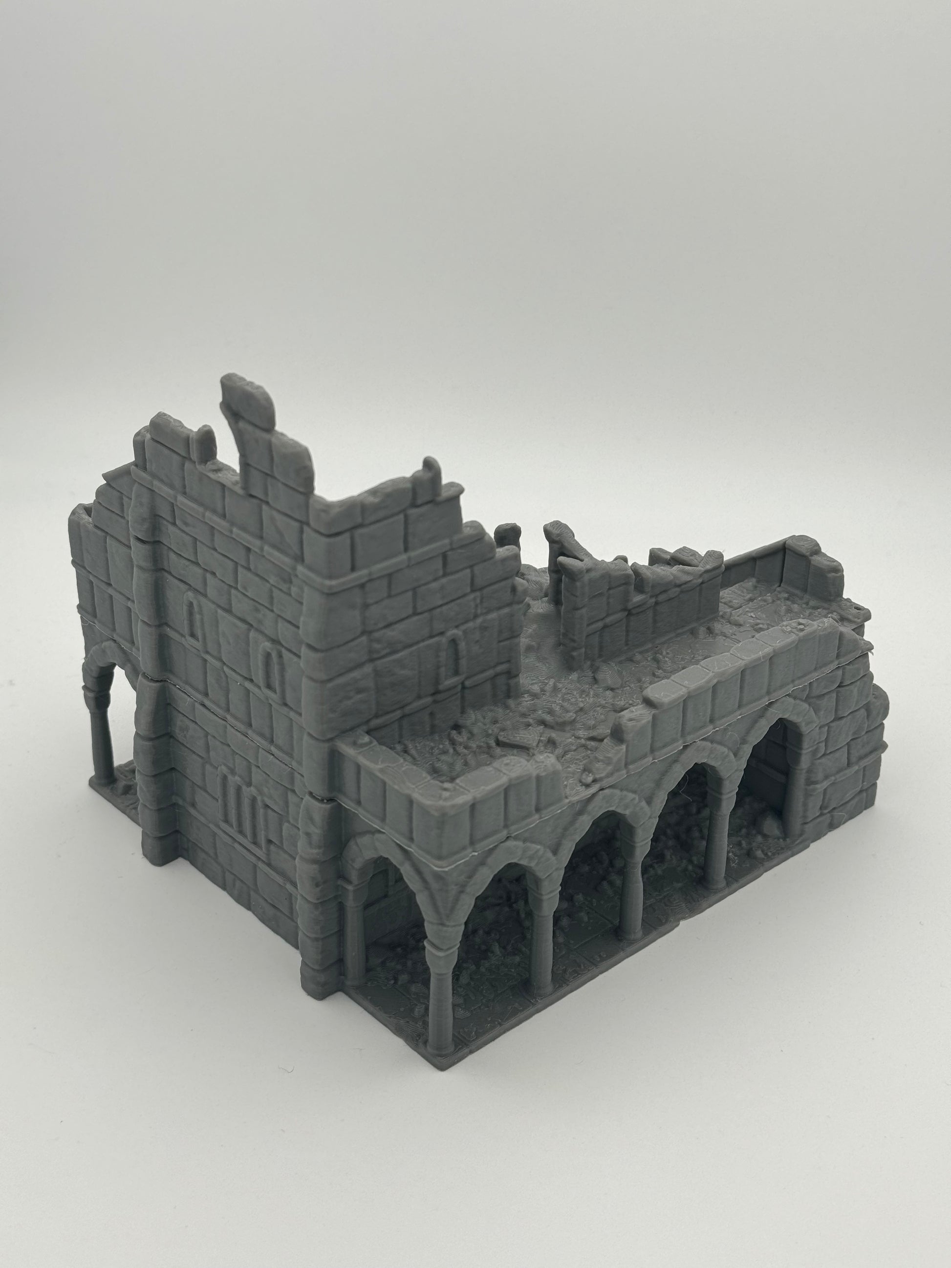 Foto del producto Tabletop 28mm The Printing Goes Ever On (TPGEO) 0: Ruinas de la Casa B Ciudad de Marfil - Edificio Reino de Gonthan - Terreno para Tabletop