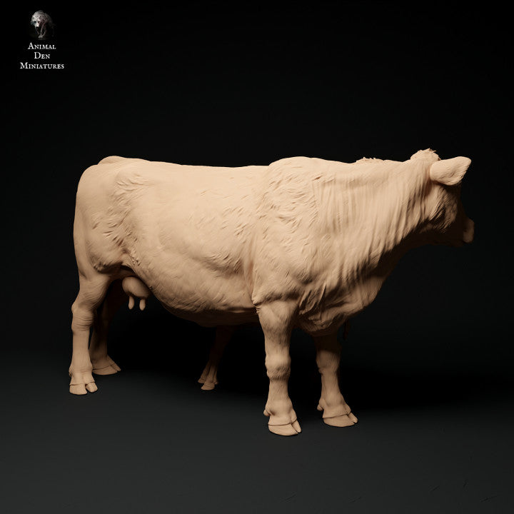Foto del producto Figura de animal Diorama, Modelismo: 0: Figura de animal de granja: Vaca y ternero - Vaca Red Devon