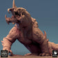 Foto del producto Tabletop 28mm Lord of the Print (LotP) 0: Miniatura de Tabletop: Jinete bárbaro sobre bestia de pantano - Monstruo reptiliano, dinosaurio de guerra, bestia de guerra con lanza, armadura de cadenas y silla de montar (24_08_C2)