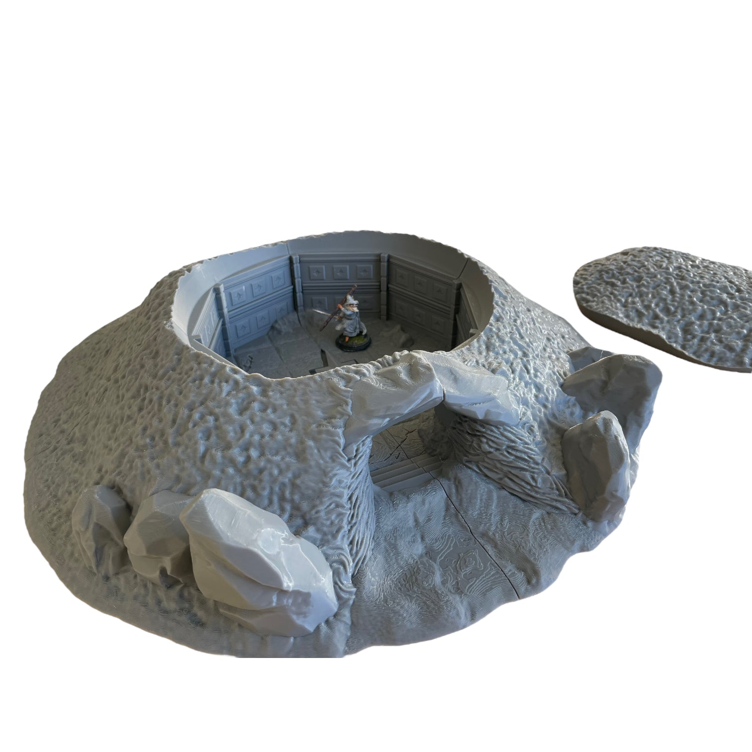 Foto del producto Tabletop 28mm The Printing Goes Ever On (TPGEO) 0: Gran cámara funeraria catacumbas - Tumba fantasmal bajo la colina - Tumbas en la colina