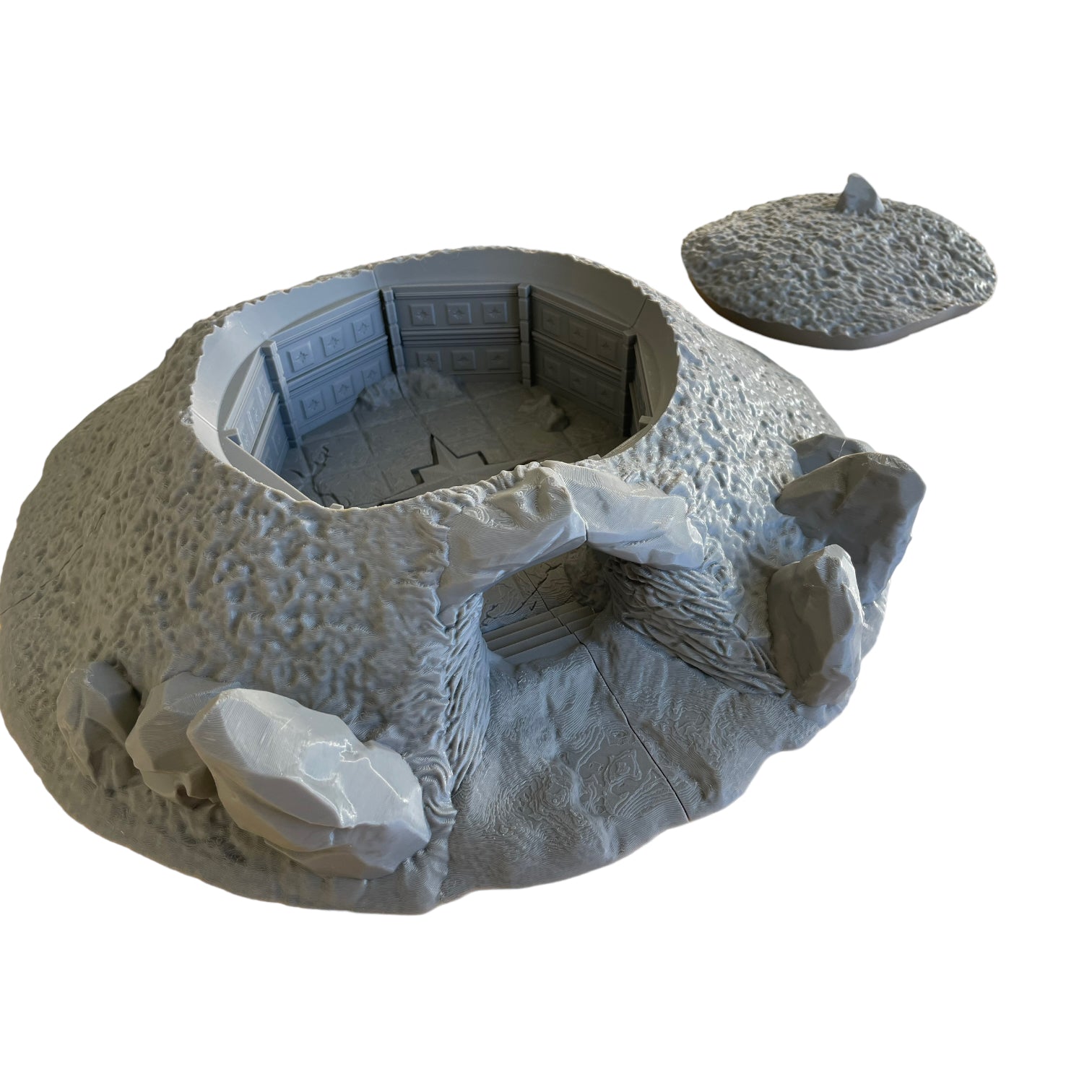 Foto del producto Tabletop 28mm The Printing Goes Ever On (TPGEO) 0: Gran cámara funeraria catacumbas - Tumba fantasmal bajo la colina - Tumbas en la colina