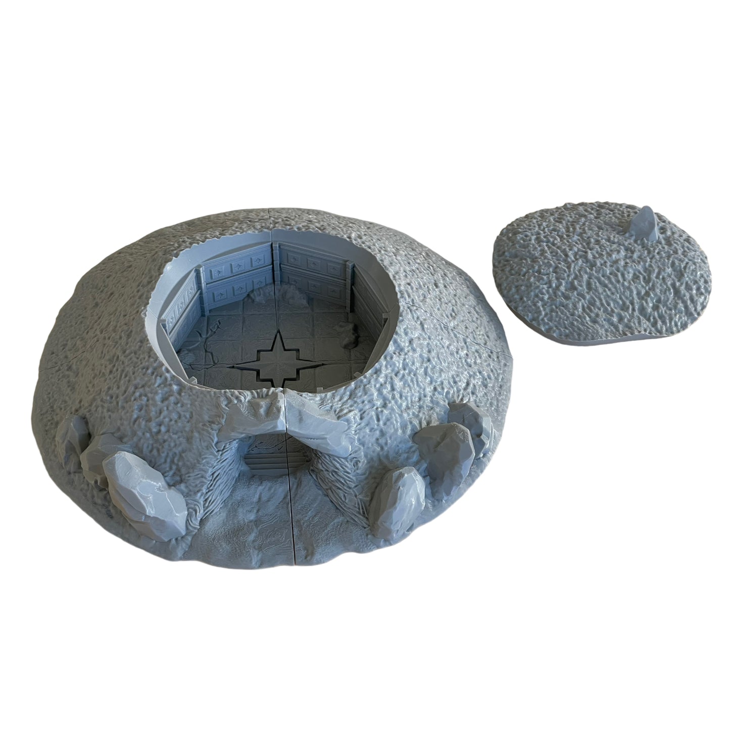 Foto del producto Tabletop 28mm The Printing Goes Ever On (TPGEO) 0: Gran cámara funeraria catacumbas - Tumba fantasmal bajo la colina - Tumbas en la colina