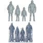 Foto del producto de modelismo de diorama 0: Familia invernal - 4 figuras - Maravilla invernal