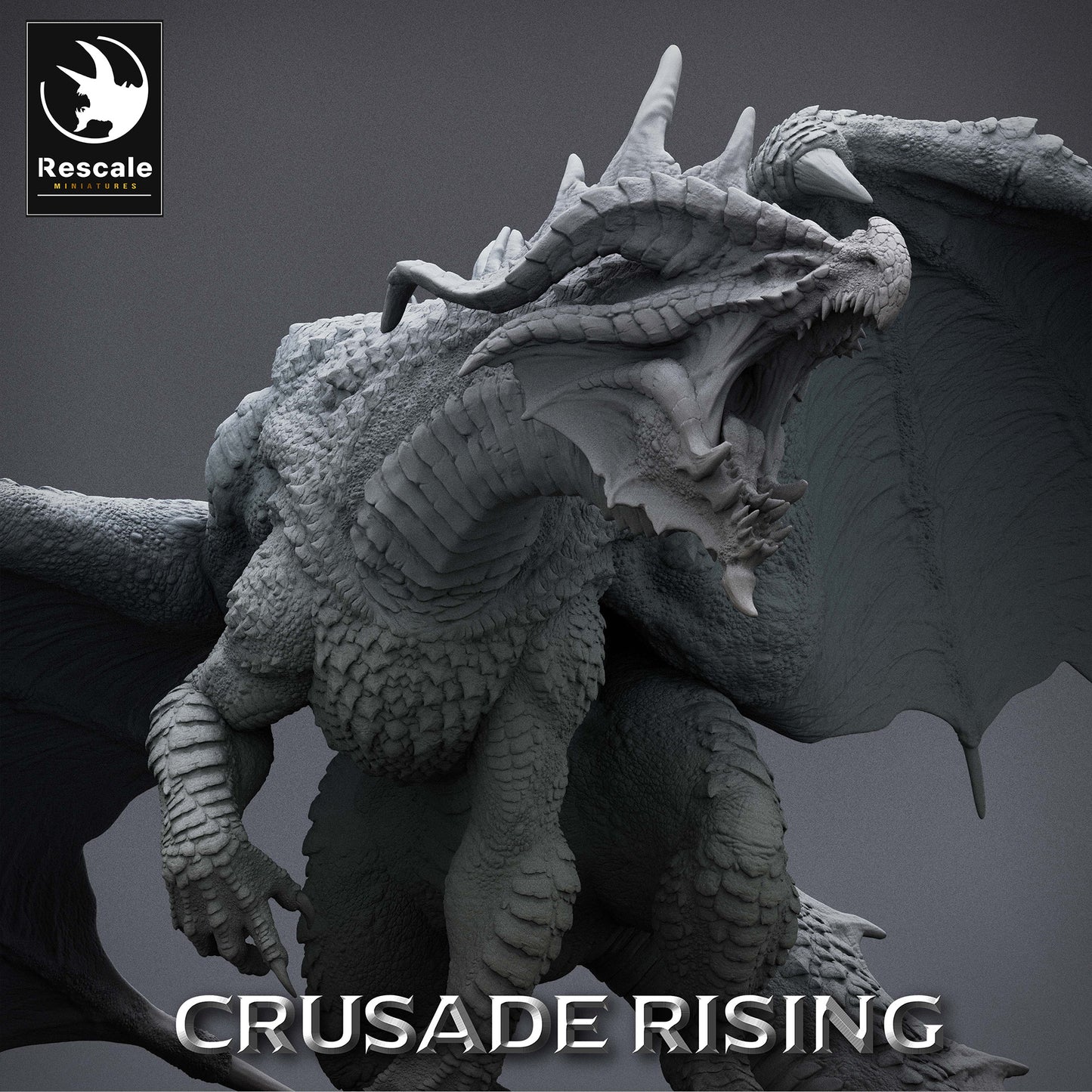 Dragón Cromático Rojo - Criatura Poderosa y Gigante (A)