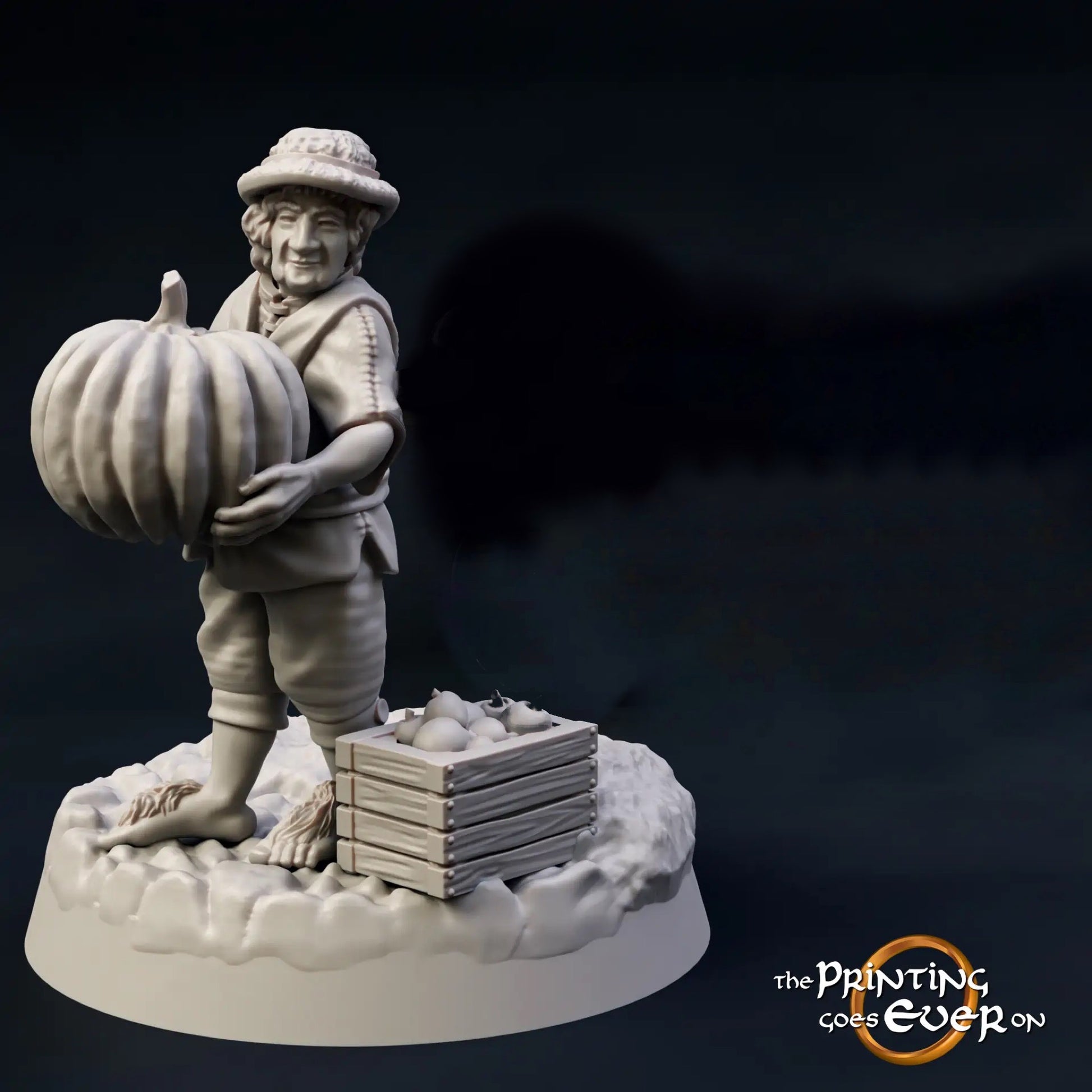 Foto del producto Tabletop 28mm The Printing Goes Ever On (TPGEO) 0: Habitantes medievales y clientes de taberna: posadero, guardia, cazador, campesino, sirvienta, huésped, viajero