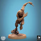 Foto del producto Tabletop 28mm Lord of the Print (LotP) 0: Miniatura de Tabletop: Ghoul salvaje en ataque saltante con garras - Ghoul, monstruo no muerto, bestia depredadora, acechador nocturno, jefe/élite enemigo (24_11_B1)