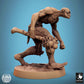 Foto del producto Tabletop 28mm Lord of the Print (LotP) 1: Miniatura de Tabletop: Berserker Ghoul Salvaje, coloso no muerto con bolsa de trofeos de cráneos y puño de golpe espinoso (24_11_B27)