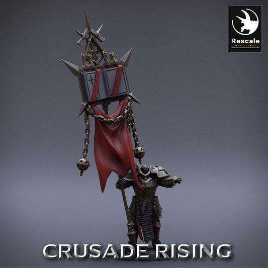 Portador de Estandarte Templario - Poderoso Gobernante de la Orden del Templo - Caballero Templario (D1)