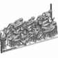 Foto del producto Diorama y modelismo miniatura figura: Set de espectadores 4, 10 figuras