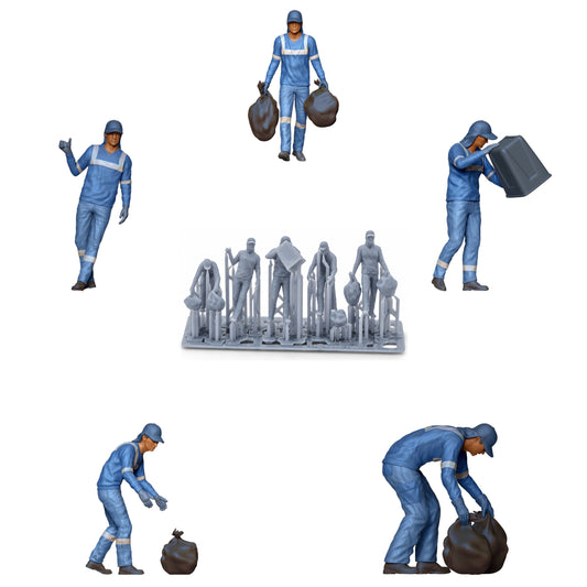 3drifter-miniatures Müllabfuhr & Müllmänner Hauptbild