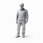 3drifter-miniatures Modellbahn Gleisarbeiter Figurenansicht 2