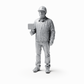 3drifter-miniatures Modellbahn Gleisarbeiter Figurenansicht 3