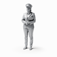 3drifter-miniatures Modellbahn Gleisarbeiter Figurenansicht 4