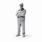 3drifter-miniatures Modellbahn Gleisarbeiter Figurenansicht 5