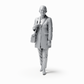 3drifter-miniatures Passanten mit Einkaufstrolley Figurenansicht 4