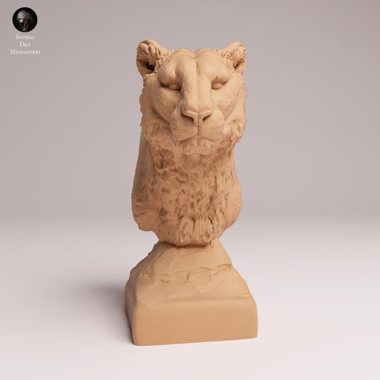 Foto de producto, figura animal Animal Den Miniatures 0: Figura de animal salvaje: leopardo de Amur - busto (25_07_20)