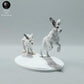 Foto de producto figura animal Animal Den Miniatures 1: figura animal polar: liebres de las nieves - corriendo (23_01_16)